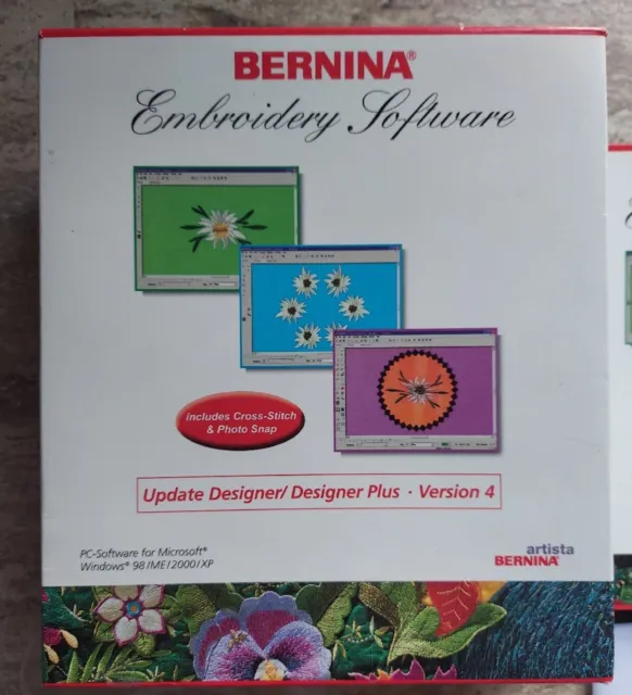 Bernina Auto Designer Version 4 Embroidery Software in Box V 4.0