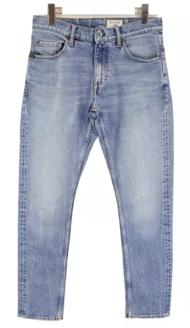 TIGER OF SWEDEN Pistolero Pacer Jeans Men's W31/L32 Slim Fit Whiskers Blue Zip