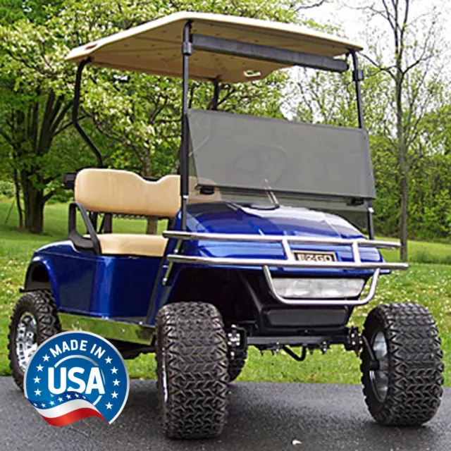 EZGO TXT (94.5-13) Tinted Fold Down Golf Cart Windshield - US Made