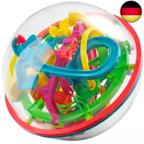 ADDICTABALL - 3D Kugellabyrinth 20 cm, 3D Puzzle Ball mit 138 Etappen,