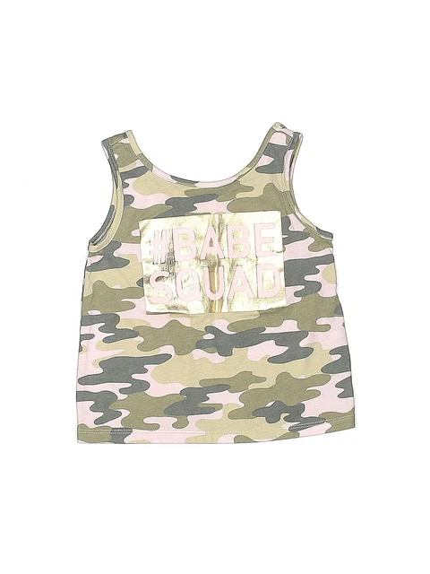 The Children's Place Girls Green Tank Top 2T