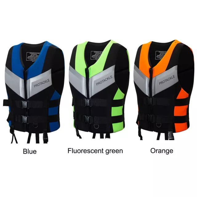 Fishing Water Ski Vest Buoyancy Adults Life Jackets for Surfing Sailboard Rowing 2