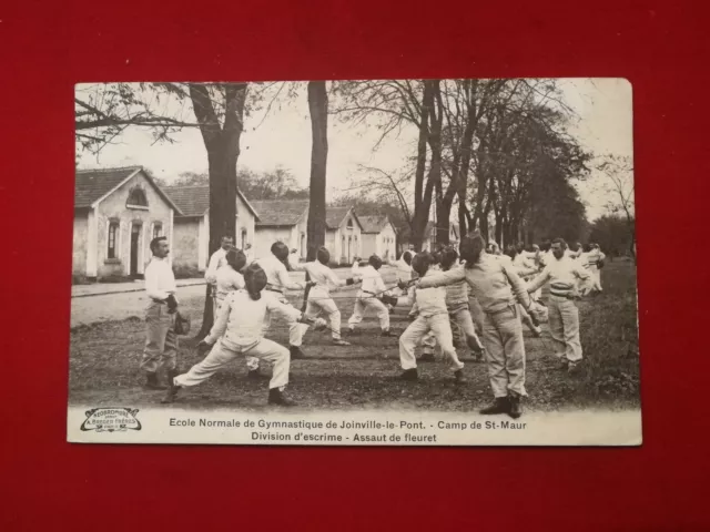 CPA 94 JOINVILLE le PONT - Ecole Normale de Gymnastique et d'Escrime - Assaut