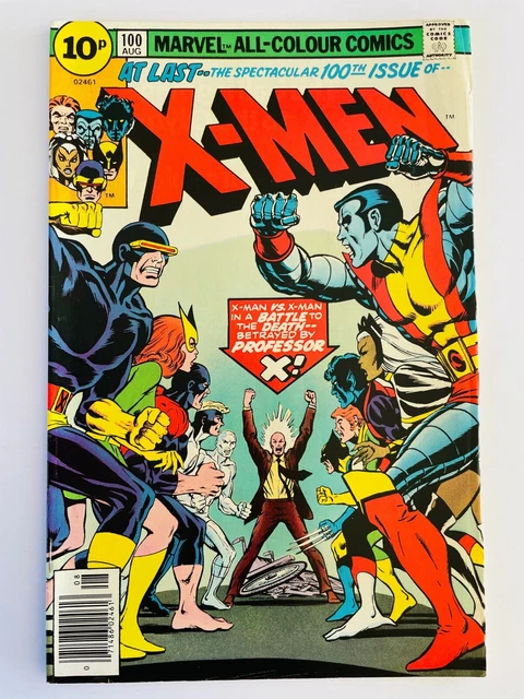 the Uncanny X-MEN # 100 FINE+ Sentinals 1976 UK Price Variant Marvel Comics