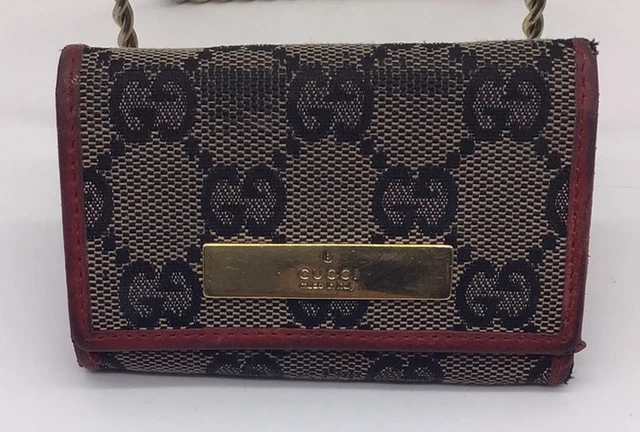 Vintage Gucci Monogram Key Holder Wallet