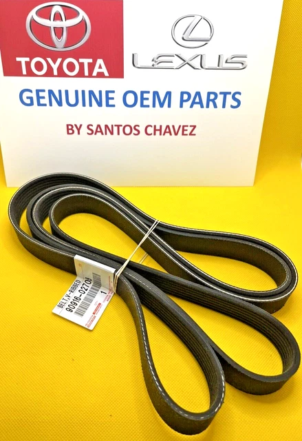 Generic Courroie serpentine pour Toyota Tacoma Tundra 4.0L 2005-2015 (90916- A2001, 90916-T2015, 7PK1550 Generic Courroie serpentine pour Toyota Tacoma Tundra 4.0L 2005-2015 (90916- A2001, 90916-T2015, 7PK1550