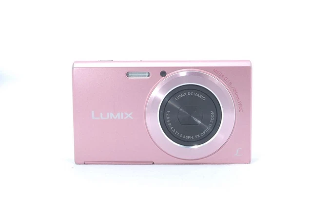 PANASONIC LUMIX DMC-FH10 Pink Compact Digital Camera 5x Optical