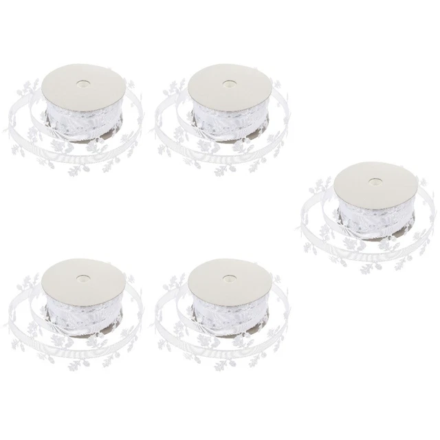 5 rollen von Geschenk Dekorative Band Blatt Band DIY Handwerk Band DIY Band