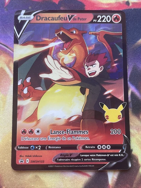 Coffret Dracaufeu V de Peter - Pokémon Célébrations Coffret Dracaufeu V de Peter - Pokémon Célébrations
