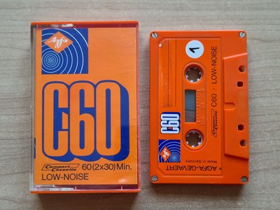 Agfa GEVAERT c60 Low Noise GIALLO VINTAGE 70er anni rarità ottimo stato = 