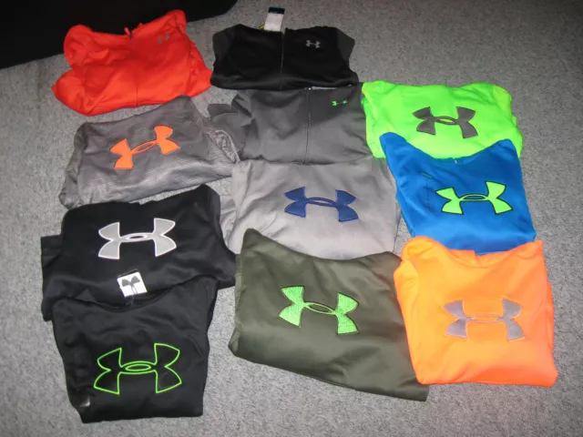UNDER ARMOUR Boy's Big Logo or Small Logo Cold Gear Hoodie,Polyester,MSRP$44.99