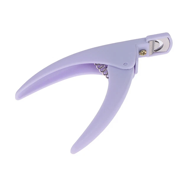 Diy French UV Gel False Fake Nail Salon Manicure Art Tip Toe Cutter Clipper H❤W