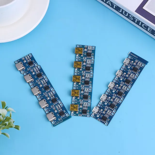 5PCS 5V 1A TYPE-C Micro USB 18650 TC4056A Lithium Battery Charging Board TP405EL