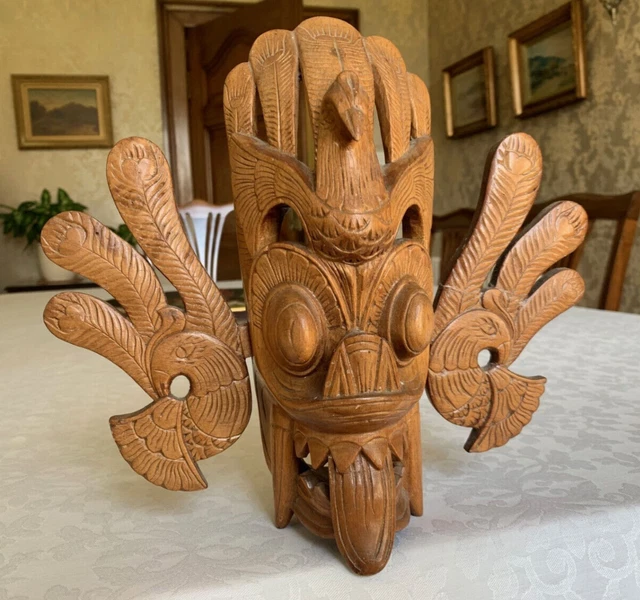 Sri Lankan Ethnic Art - Carved Wooden Mask