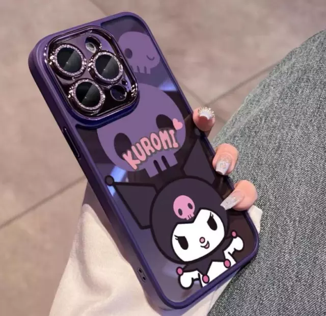 Cute Kuromi Phone Case Skin For iPhone XS XR 11 12 13 14 15 Pro Max Plus Cover