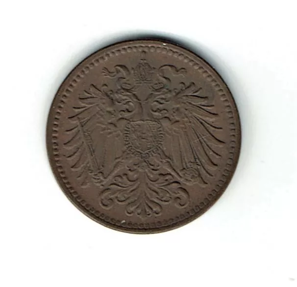 Austria 1913 KM#2800 one Heller bronze coin