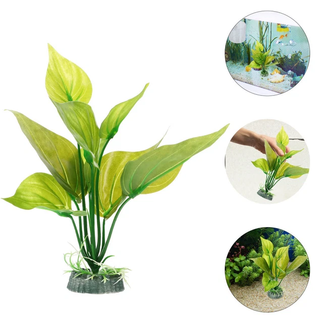 Underwater Plant Fish Tank Landscaping Water Plants Reptile Decor Decorations