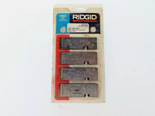 RIDGID 47780 Tuyau Filière 1/4 " -1cm Npt High Speed Universel Rainureuse Set 2