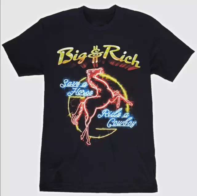 Save A Horse Ride A Cowboy Big & Rich Shirt Black Unisex Size S-234XL NE547