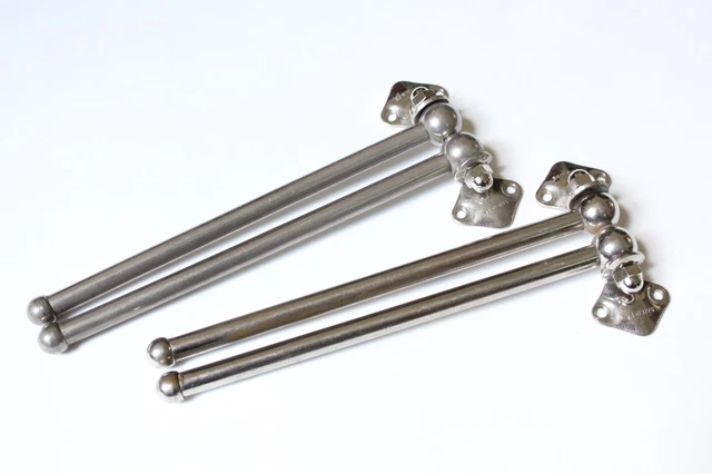 antique swing towel bar holder | deco towel vtg victorian bathroom towel nickel