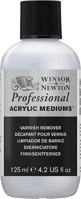 Removedor de barniz Winsor & Newton 3030933, para la eliminación segura de barniz - 125 ml