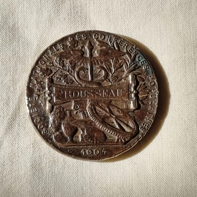 Médaille Société Nationale Des Conférences Populaires 1899 - Bronze - Monnaie De Paris - XIXe