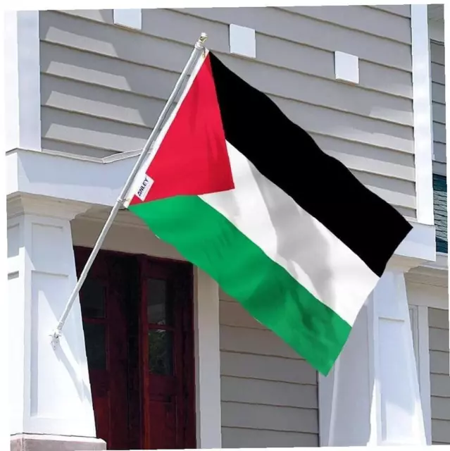 100PCS Palestine Flag Large Palestinian Middle East 5x3 FT Free Gaza Support 2