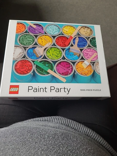 Lego puzzle paint party 2025
