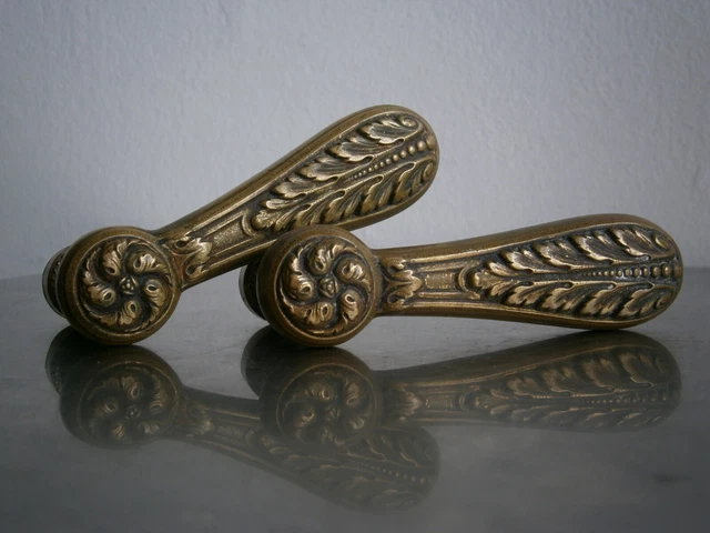 Handle Door Bronze Golden St Louis XVI Deco Classic Home Antique