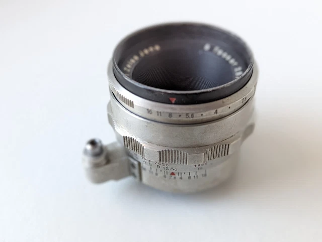 Carl Zeiss Tessar 2,8/50 lens alu