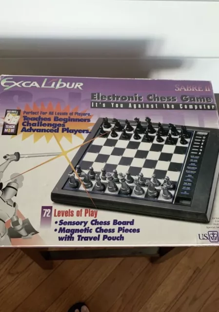 EXCALIBUR Sabre II Electronic Computer Chess Game Tested