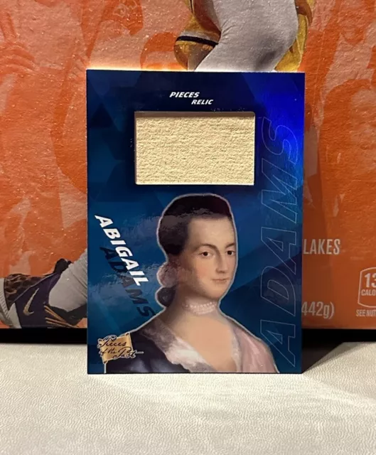 2021 Pieces Of The Past Abigail Adams Relic 🇺🇸🔥🔥 RARE! #262