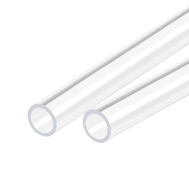 2pcs Acrylic Pipe Clear Round Tube 14mm ID 18mm OD 18" for Lamps and Lanterns