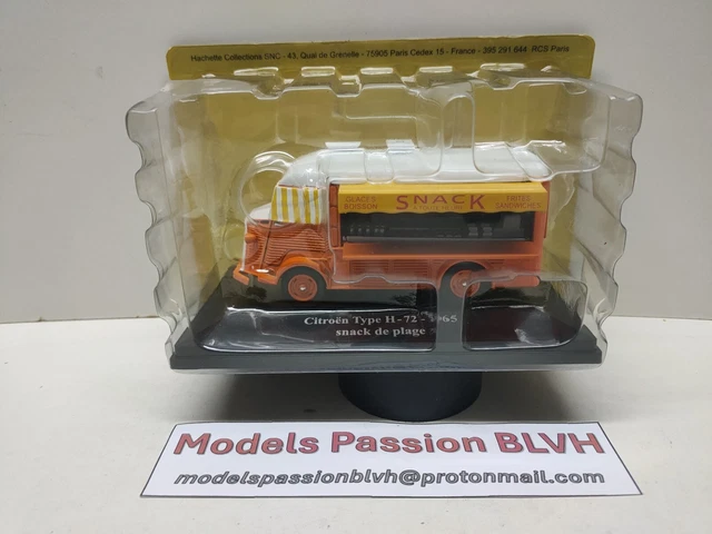 1/43 ELIGOR シトロエン タイプH-72 snack de plage Eligor / Hachette - CITROEN TYPE H-72 1965 snack de plage