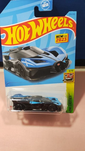 2023 Hot Wheels Bugatti Bolide Blue Diecast 1:64 Scale HW Exotics #6/10 Mattel