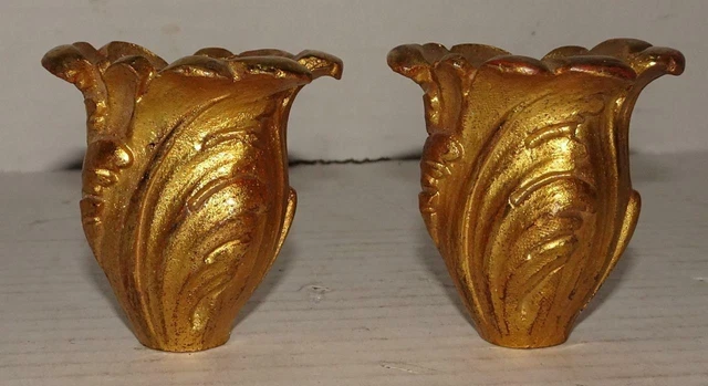Vintage Brass Italian Style Light Socket Cups Wall Sconce Light Fixture FB-154