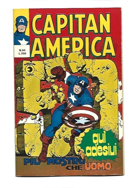 Capitan America n. 50 Editoriale Corno 1975