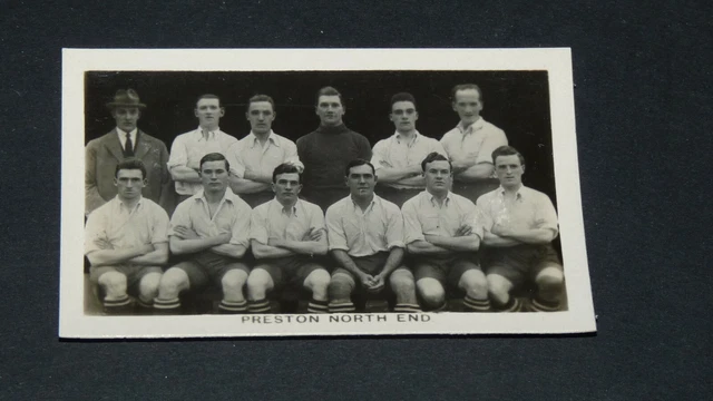 Football Photo Card Magnet Library 1922 #1 Preston North End Pne Lilywhites