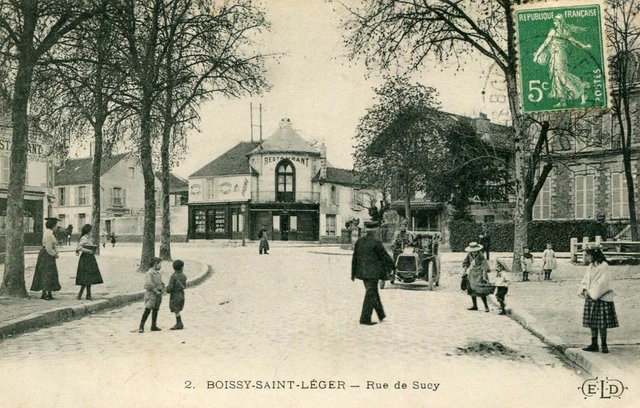 Carte BOISSY SAINT LEGER Rue de Sucy