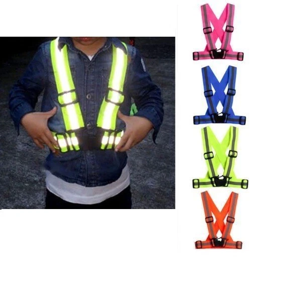 Gilet Haute Visibilité Enfant Supertouch – Jaune Fluo, Réfléchissant, Neuf