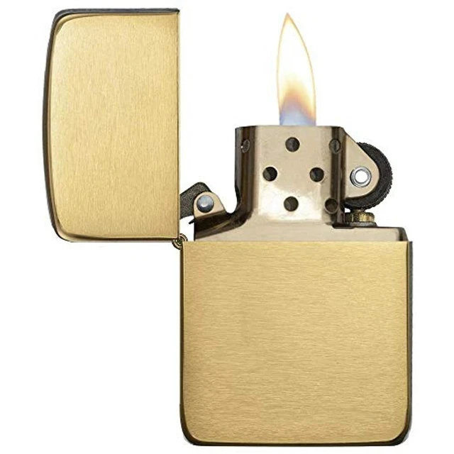 Zippo 1941 Replica Pocket Lighter, Brushed Brass 3