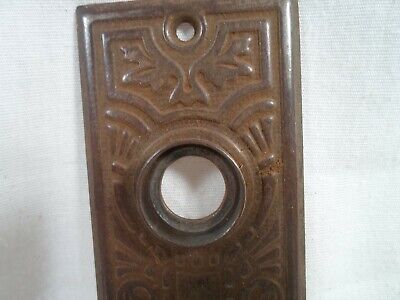stamped metal door back plate, great deal!!! Victorian, fancy decorations # 50` 2