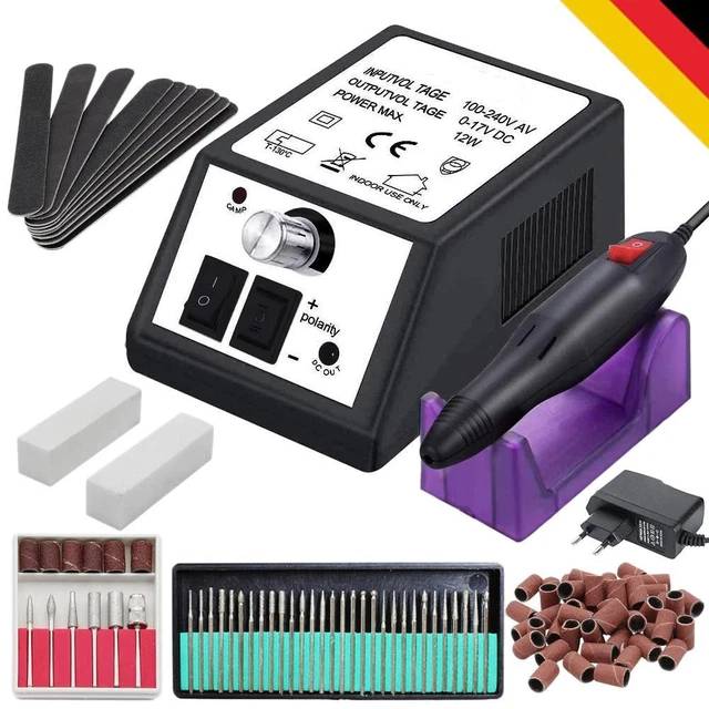Professionell Elektrisch Nagelfräser Nagelfeile Maniküre Pediküre Maniküre Set.