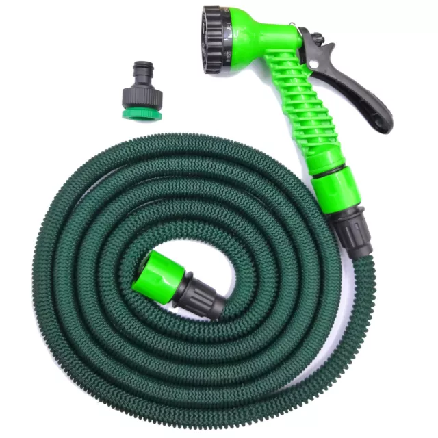 Tubo Da Giardino Telescopico Con Pistola 7 Funzioni Durable Hose Varie  Misure