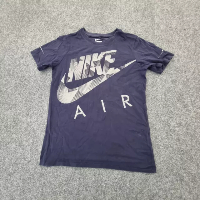 Nike Shirt kids MEDIUM blue tshirt sports NIKE AIR Short Sleeve casual Size M