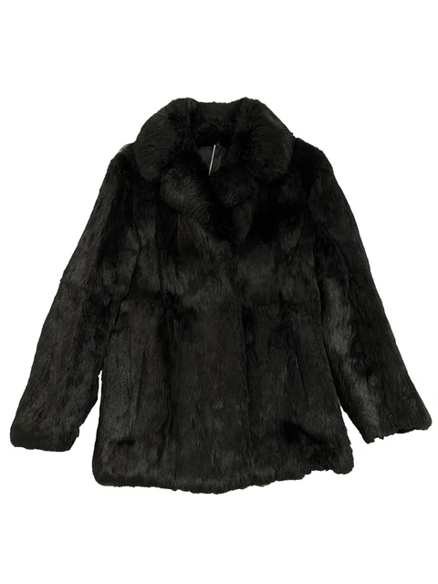 Manteau En Fourrure Véritable A. Pythoud & Mme Riva – Taille 38/40, Occasion Bon état