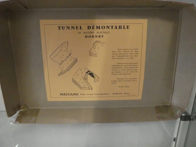 Hornby France Tunnel Demontable En Matiere Plastique  Bon Etat En Boite 6