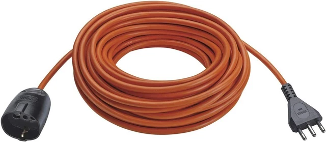 Prolunga Elettrica Universale con Cavo da 30M,250 Volt,Arancione.
