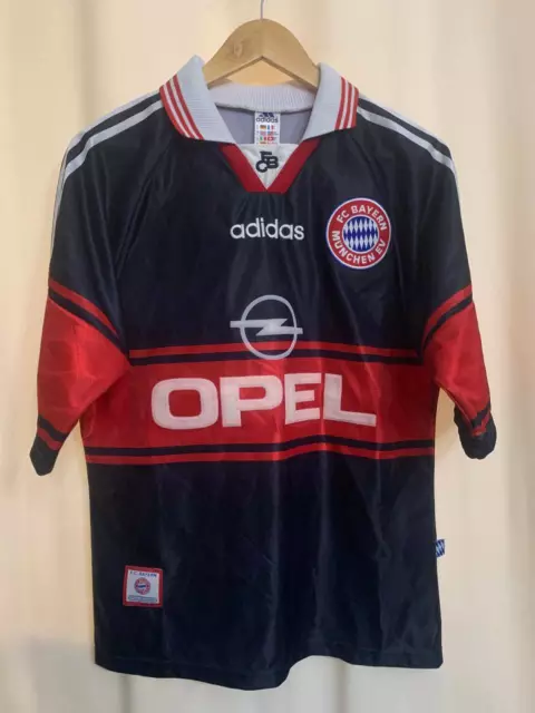 Bayern Munich Germany 1997/1998 Home Football Shirt Jersey Trikot Size S Adidas