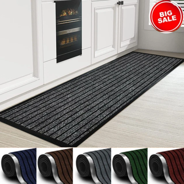 Alfombra de goma de alta resistencia PVC borde puerta de entrada barrera de entrada polvo duro alfombra grande